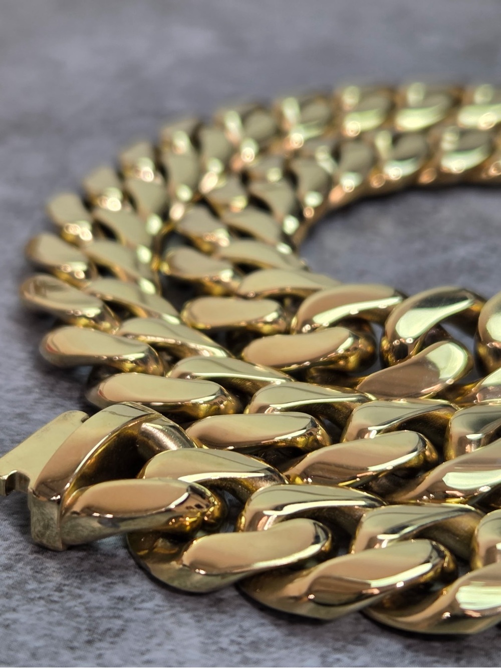 Gold Cuban Link Chain Necklace